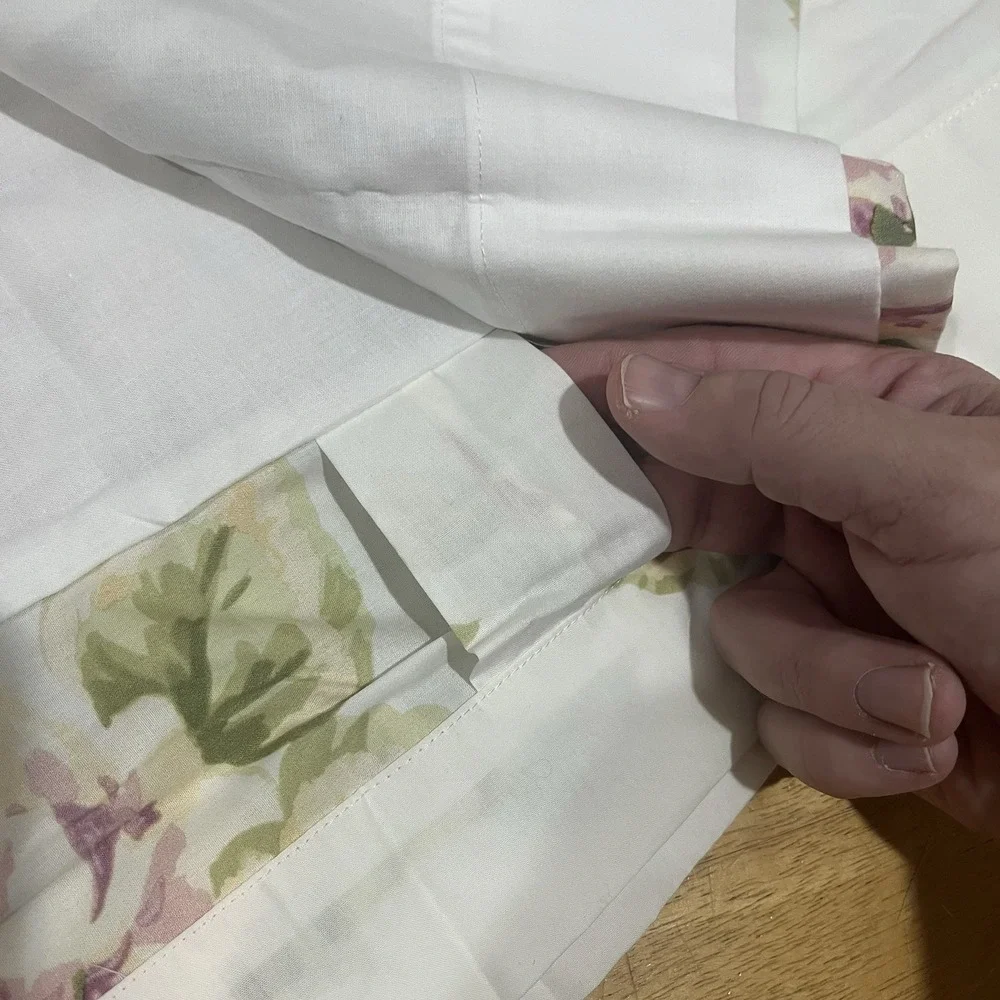 Rose Cottagecore Handmade Curtain Panels 42x82